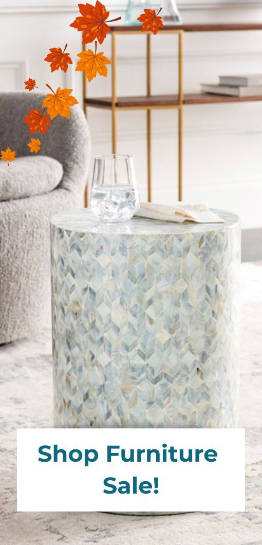 Dive into beautiful coastal style and discover exclusive savings on our curated collection of accent furniture.