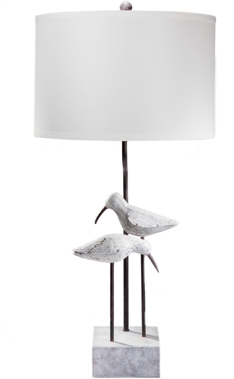 Image of Twin Seagulls Beach Cottage Lamp