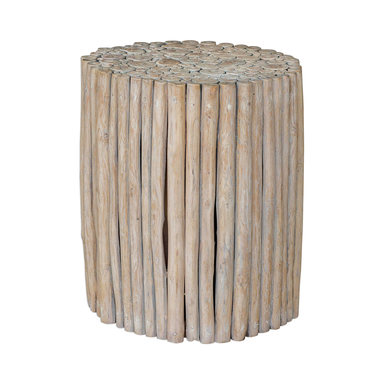 Image of Ventura Round Teak End Table