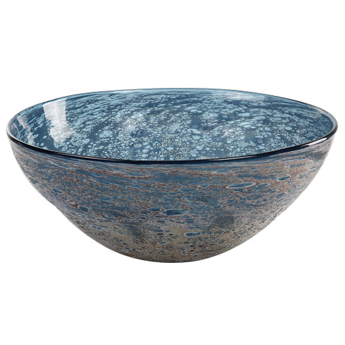 Garibaldi Ocean Tide Glass Display Bowl Stunning and Unique
