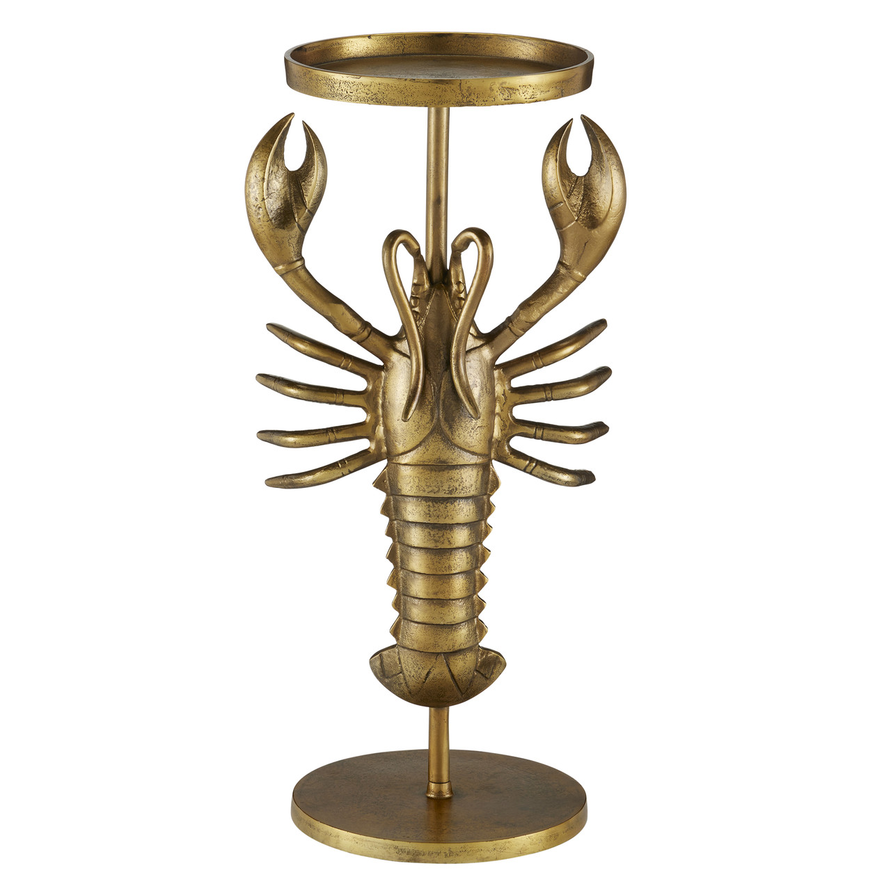 Image of Georgetown Crustacean Brass Drinks Table