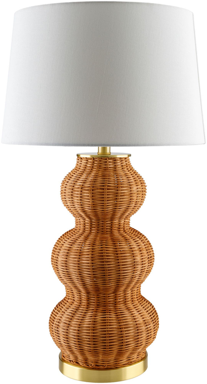 Image of Panama Curvy Woven Accent Table Lamp