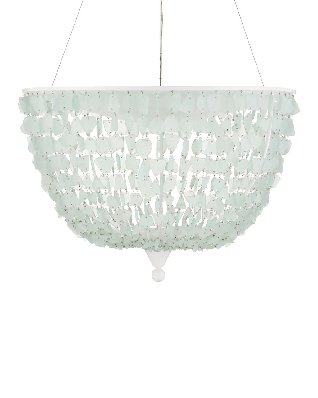 Image of Tumbled Sea Glass Thalassa Chandelier