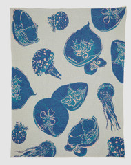 Shore Blue Jellyfish Eco-Knit Lux Throw