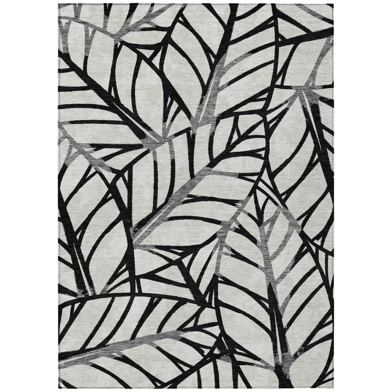 Image of Midnight Palms Washable Area Rug