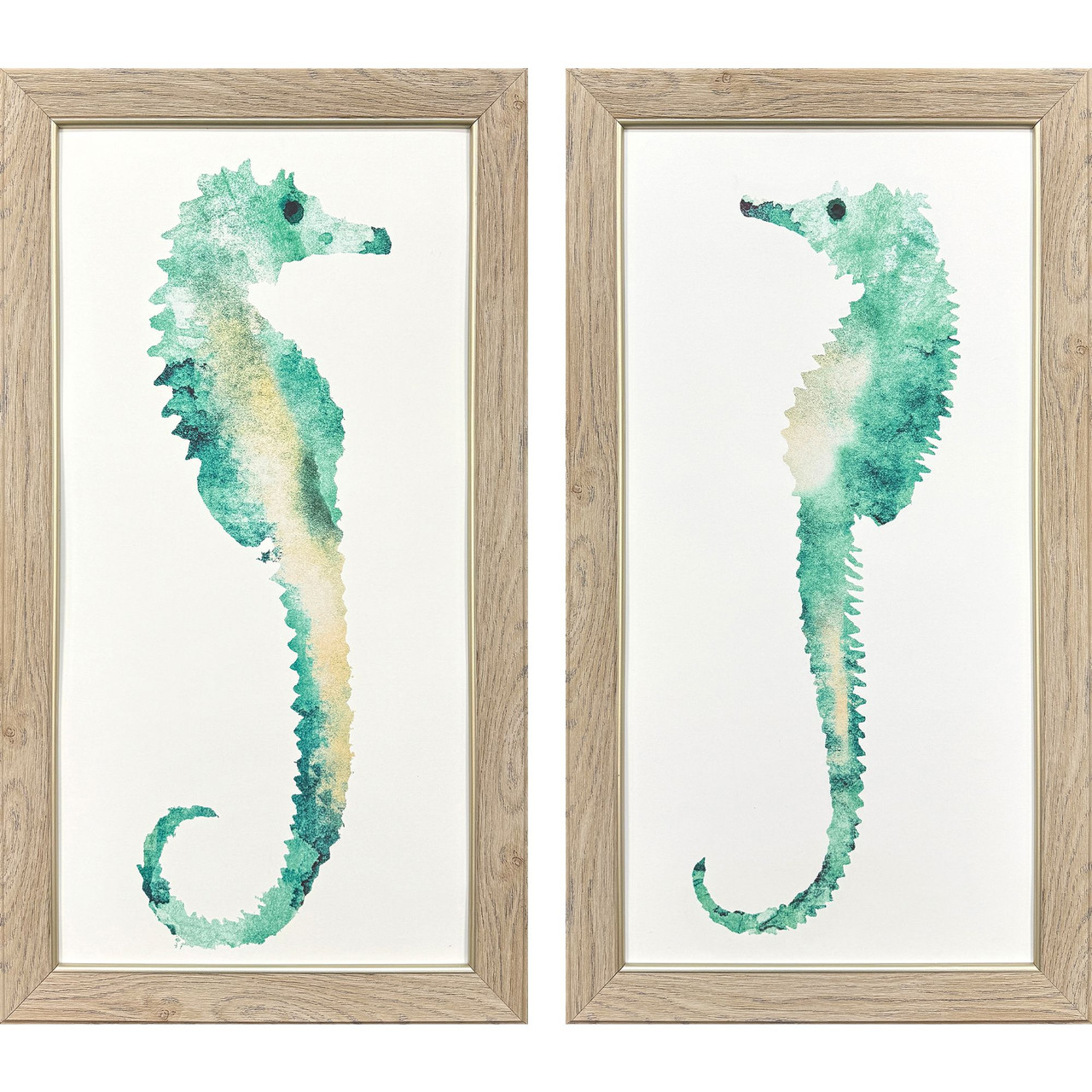 Image of Swim Tall Seahorse Framed Prints