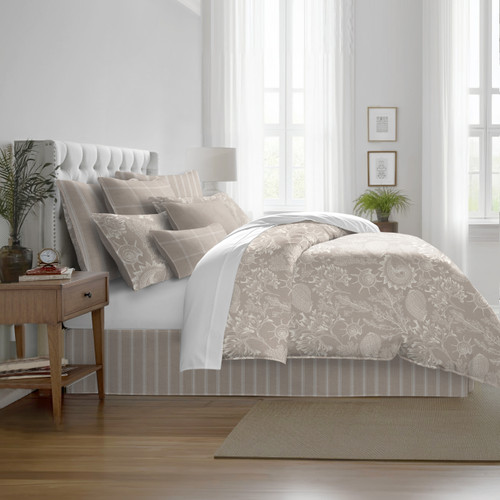 Shellabration Sandy Taupe Designer Comforter and Shams Set | Caron's ...