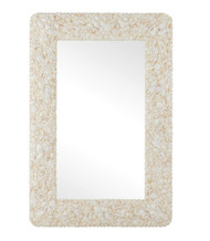Tide Jewels White Shell Large Rectangle Mirror