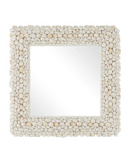Sea Queen’s Crown Square Shell Mirror