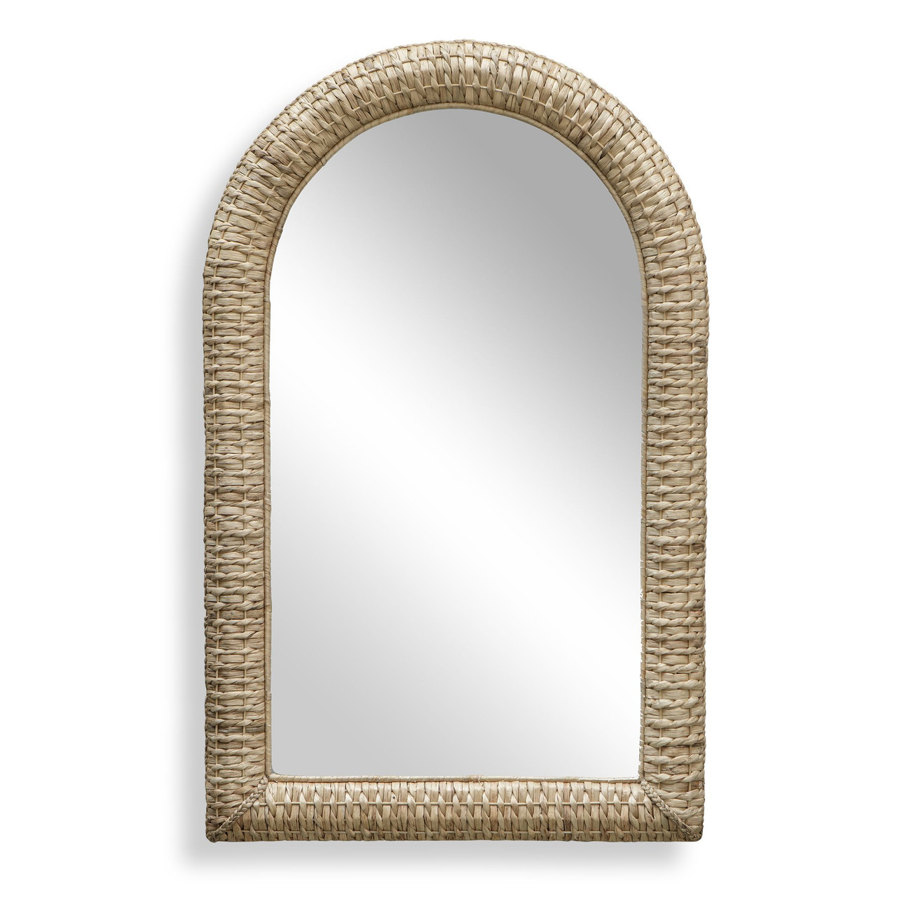 Image of Twisted Natural Dune Seagrass Arch Mirror