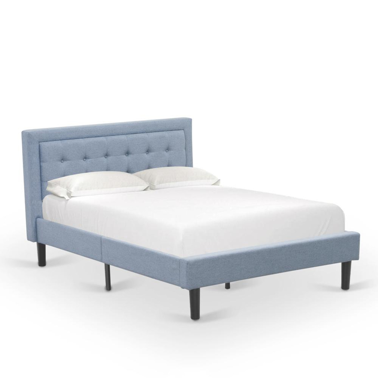 Redford House Morris Luxe Upholstered Bed – Paynes Gray