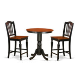 3  Pc  Dining  counter  height  set  -  high  top  Table  and  2  counter  height  stool.