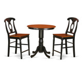 3  Pc  Dining  counter  height  set-pub  Table  and  2  Dining  Chairs.