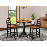3  Pc  counter  height  set  -  high  Table  and  2  Kitchen  Chairs.