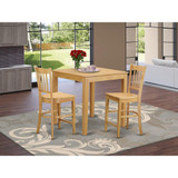 3  Pc  counter  height  set  -  high  Table  and  2  dinette  Chairs.