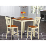 3  PC  counter  height  set  -  Dining  Table  and  2  bar  stools.