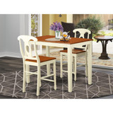 3  PC  Dining  counter  height  set  -  Dining  Table  and  2  counter  height  Chairs.