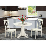 3  Pc  Dining  room  set-Kitchen  dinette  Table  and  2  Dining  Chairs