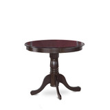 Antique  Table  36"  Round  with  Cappuccino  Finish
