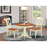 3  PC  Kitchen  nook  Dining  set  for  2-Kitchen  dinette  Table  and  2  Dining  Chairs