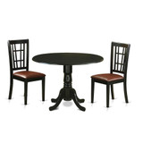 3  Pc  Dining  room  set  -Dining  Table  and  2  Dining  Chairs