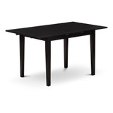 5 Piece Dining Table Set Contains a Rectangle Wooden Table with Butterfly Leaf