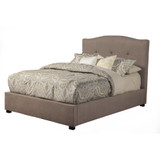 Amanda Queen Tufted Upholstered Bed, Haskett/Jute