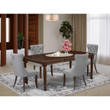 5 Piece Dining Room Set Consists of a Rectangle Wooden Table