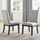 Yves 9pc Dining Set - Grey