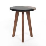 Caspian Round Accent End Table