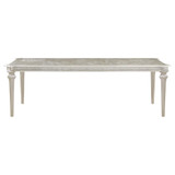 Evangeline Rectangular Dining Table with Extension Leaf Silver Oak