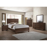 Brandon Bedroom Set Medium Warm Brown