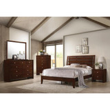 Serenity Panel Bedroom Set Rich Merlot