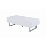 Atchison 2-drawer Coffee Table High Glossy White