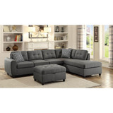 Stonenesse Tufted Sectional Grey