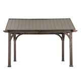 Maple Outdoor Patio Premium Cedar wood frame Gazebo with Hardtop Roof