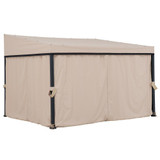 Sunjoy 10ft. x 12ft. Soft Top Gazebo with Curtain and Netting