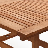Carmel Solid Wood Extendable Outdoor Dining Table