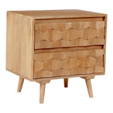 O2 Two Drawer Nightstand