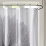 Printed Floral Cotton Shower Curtain
