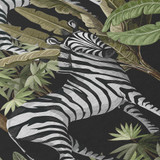 Indoor/Outdoor Tropics TC13 Black Washable 9' x 12' Rug