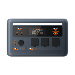 1800W Power Station 1024Wh LiFePO4 Battery Solar Generator 120VPure Sine Wave AC Outlet for Home Backup Outdoor Camping RV