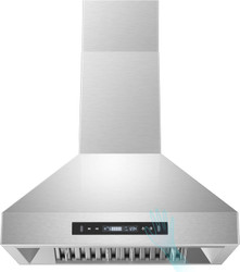 30 Inch Range Hood, Wall Mount Kitchen Hood 900 CFM Ducted/Ductless Convertible with Gesture Sensing & Touch Control