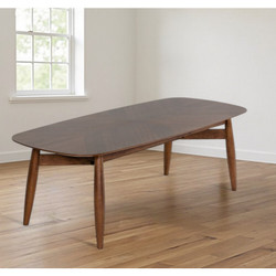  Brown Solid Wood Dining Table