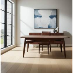 78 Espresso Solid Wood Dining Table 