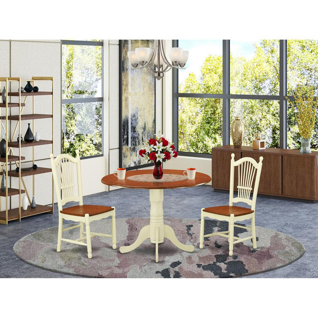 3  PC  Kitchen  dinette  set-Kitchen  dinette  Table  and  2  Kitchen  Dining  Chairs