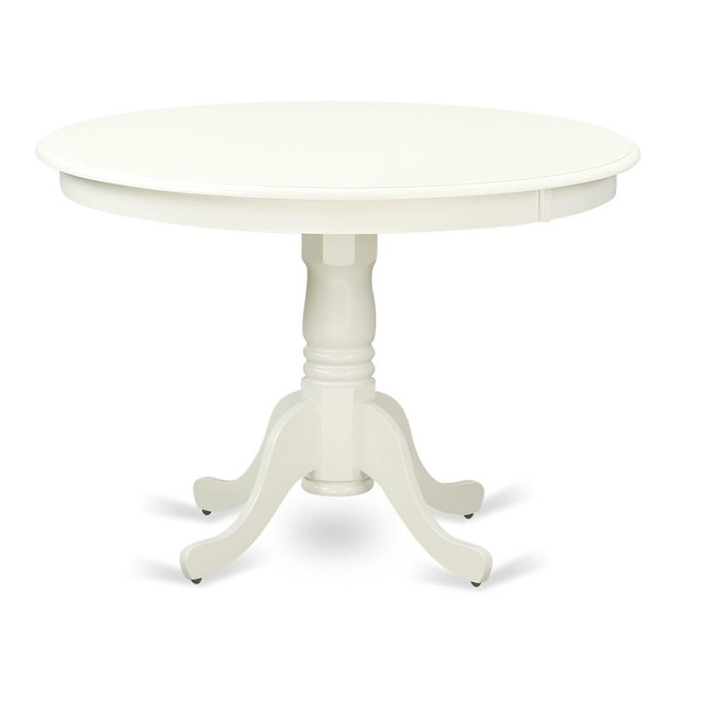 3 Piece Dining Table Set Consists of a Round Dining Table with Pedestal