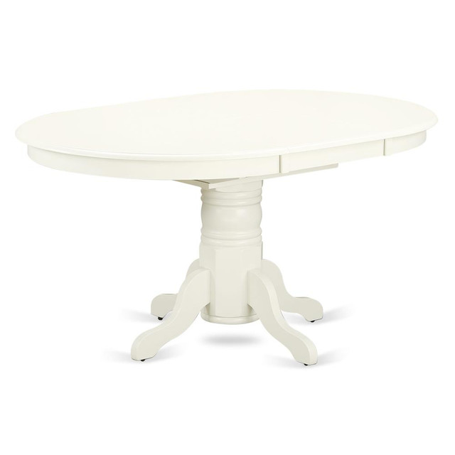 5 Piece Dining Table Set Contains an Oval Kitchen Table with Butterfly Leaf