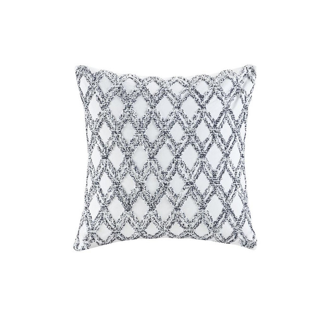 100% Cotton Embroidered Square Pillow,II30-1078