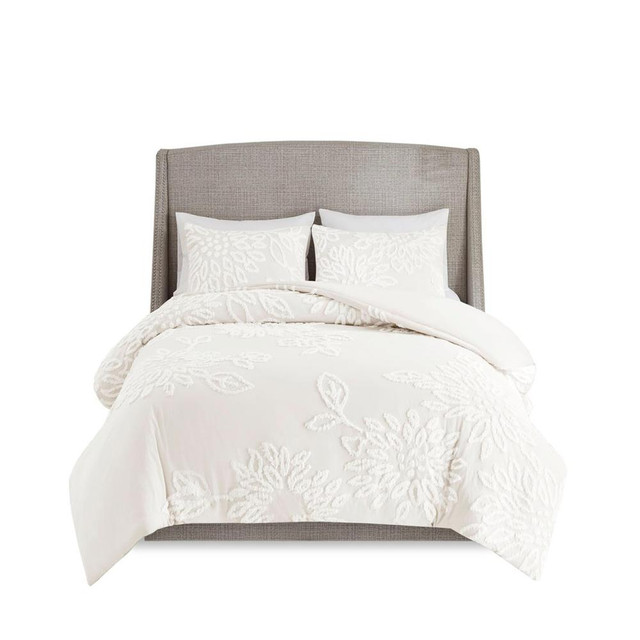 100% Cotton Comforter Set - Off White